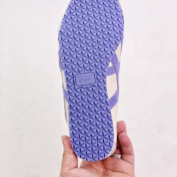 Onitsuka Tiger MEXICO 66 Cream/Purple Sneakers - Picture 4 of 9